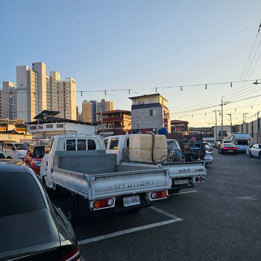 용상시장 노상 주차장